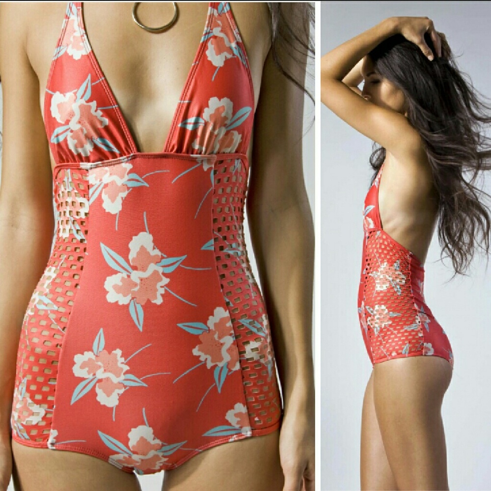 New beach riot espanola onepiece coral gables suit